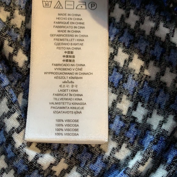 Michael Kors 3/4 Sleeve Wide Neck Blouse Small Petite - Picture 9 of 12